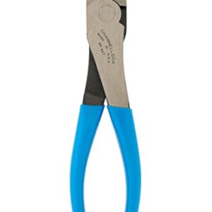 Channellock 447 GIDDS2-821226 Curved Jaw Diagonal Cutting Plier Grey/Blue, 7.5-Inch Curved Diagonal