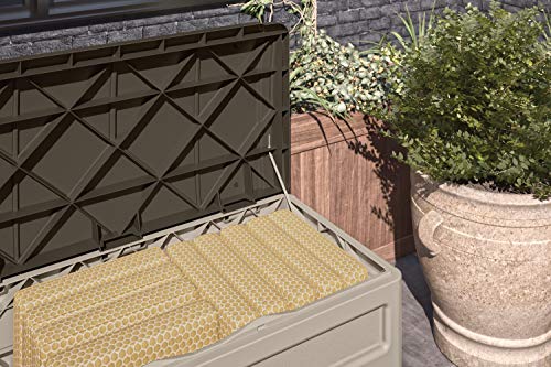 Suncast DB8000B Deck Box, Deluxe, Light Taupe