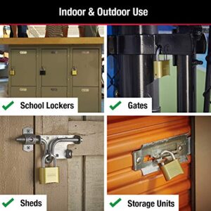 Master Lock Combination Lock, Indoor and Outdoor Padlock, Resettable Combination Locker Lock