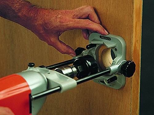General Tools 36/37 Precision Drill Guide For 3/8-Inch or 1/2-Inch Power Drills, Portable & Lightweight, Folds Flat for Storage, Silver