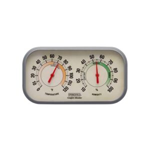 springfield color track humidity meter and indoor thermometer, analog weather station for the bedroom, nursery, and inside the home