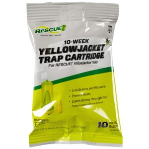 RESCUE! Yellowjacket Attractant Cartridge (10 Week Supply) – for RESCUE! Reusable Yellowjacket Traps