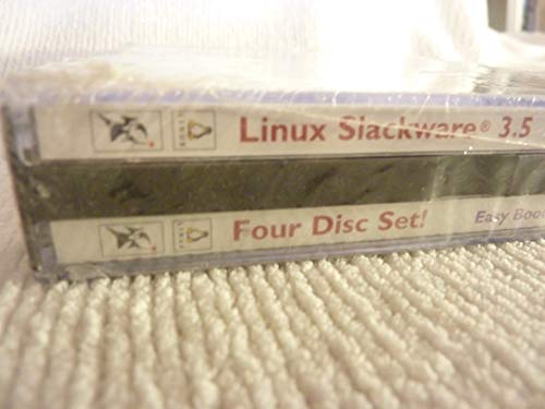 Linux Slackware 3.5 July 1998 4 Disc Set Walnut Creek CDROM