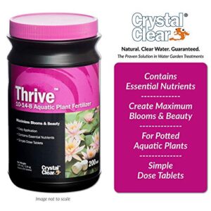 CrystalClear Thrive - 10-14-8 Aquatic Plant Fertilizer - 60 Tablets