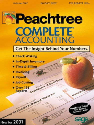 Peachtree Complete Accounting 2001 Multi-user Ready