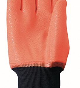 Wells Lamont unisex adult 164 Chemical Resistant Gloves, Orange, One Size Pack of 1 US