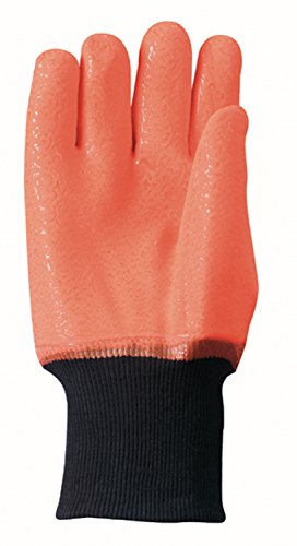 Wells Lamont unisex adult 164 Chemical Resistant Gloves, Orange, One Size Pack of 1 US