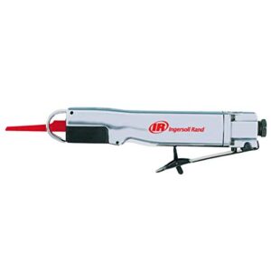 ingersoll rand 429 air reciprocating saw, heavy duty, lock out lever, 6 cutting blades, positive blade retainer, 10,000 strokes per min, silver
