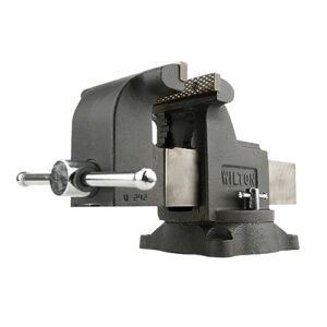 wilton ws6 shop bench vise, 6" jaw width, 6" max jaw opening (63302)