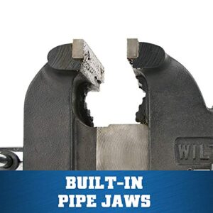 Wilton WS6 Shop Bench Vise, 6" Jaw Width, 6" Max Jaw Opening (63302)