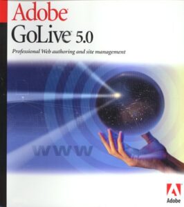 adobe golive 5.0 upgrade [old version]