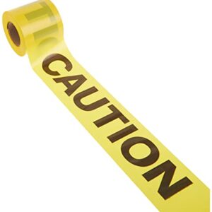 IRWIN Tools STRAIT-LINE 66200 Barrier Tape Roll, CAUTION, 3-inch by 300-foot (66200)