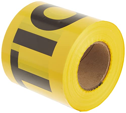 IRWIN Tools STRAIT-LINE 66200 Barrier Tape Roll, CAUTION, 3-inch by 300-foot (66200)