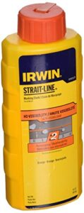 irwin tools strait-line high-visibility marking chalk, 8-ounce, orange (64905zr)
