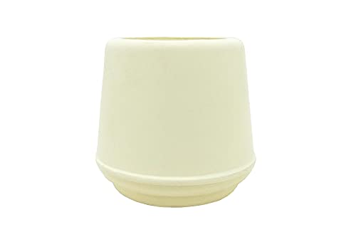 Shepherd Hardware 9225 1-1/2-Inch Inside Diameter Rubber Leg Tips, 2-Pack, Off-White -89225