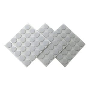 shepherd hardware 9957 3/8-inch self-adhesive felt furniture pads, 75-pack, white