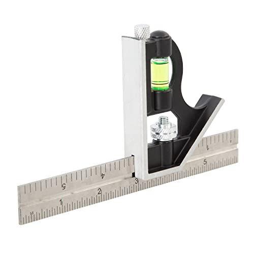 MAYES Level 10227 6" Zinc Head Combination Square