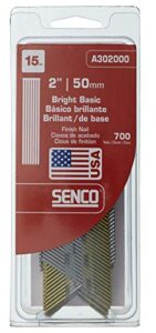 senco a302000 15 gauge by 2" bright basic finish nail