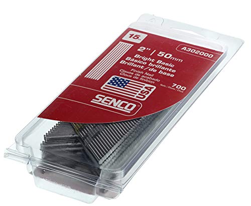 Senco A302000 15 Gauge by 2" Bright Basic Finish Nail