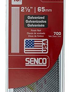 Senco A302509 15 Gauge by 2-1/2-Inch Electro Galvanized Finish Nail