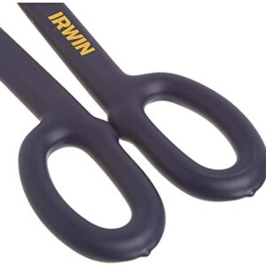 IRWIN Tin Snip, Flat Blade, 12-inch (22012) , Blue