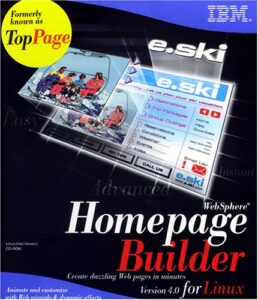 websphere homepage builder 4.0 linux program pack