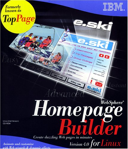 WebSphere Homepage Builder 4.0 Linux Program Pack