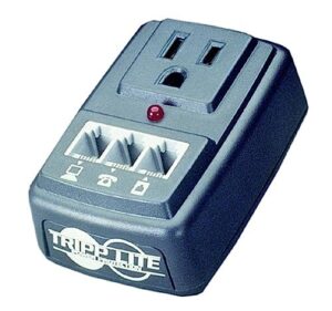 tripp lite 1-outlet no-cord smp wallmount notebook surge suppressor with phone cord