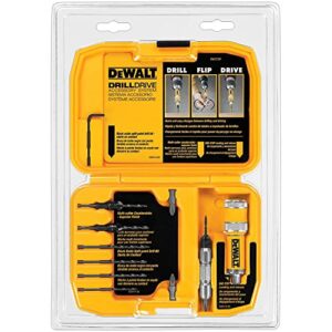 dewalt screwdriver bit set / drill bit set, flip drive, 12-piece (dw2735p)