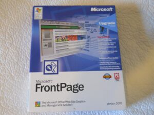 microsoft frontpage 2002 [old version]
