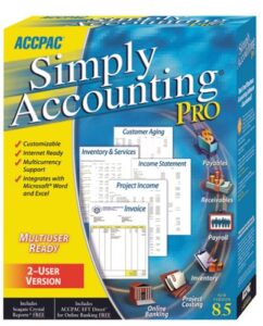 simply accounting pro 8.5 (2-user)