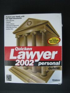 quicken lawyer 2002 personal deluxe