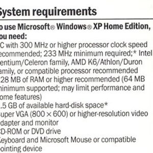 Microsoft Windows XP Home Edition Upgrade - Old Version