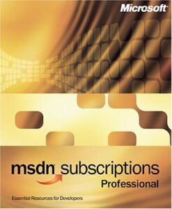 microsoft msdn subscriptions 7.0 professional upgrade [old version]
