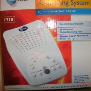 AT&T 1718 Digital Answering System (Wind Chill White)