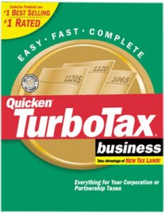 turbotax 2001 business
