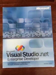 microsoft visual studio .net enterprise developer 2002 upgrade [old version]
