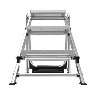 Little Giant Ladders, Safety Step, 3-Step, 3 Foot, Step Stool, Aluminum, Type 1A, 300 lbs Weight Rating, (10310BA)