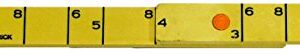 Rhino Rulers Folding Modular Brick Spacing Ruler 6' Length - 55120