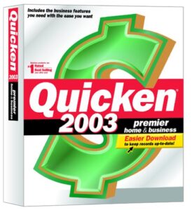 quicken 2003 premier home & business