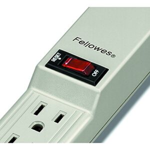 Fellowes 99000 Economical Power Strip with 6 Outlets