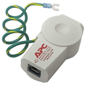 apc ptel2 protectnet standalone surge protector for analog/dsl phone lines (2 lines, 4 wires)