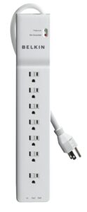 belkin be107201-08-dp 7-outlet surgemaster surge protector - 12 foot cord