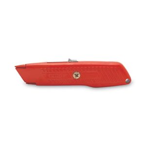 STANLEY Utility Knife, Interlock Safety, Self-Retracting, Round Point Blade (10-189C)