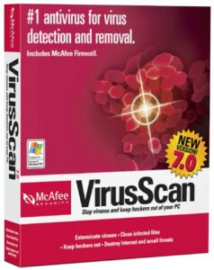 virusscan home edition 7.0
