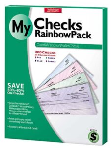mychecks rainbow pack