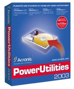 acronis powerutilities 2003