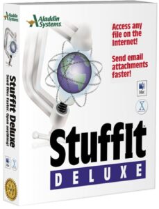 10pk stuffit deluxe 7.0 comp/decomp software for mac