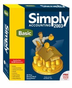 simply accounting 2003 basic