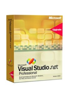 microsoft visual studio .net professional edition 2003 upgrade [old version]